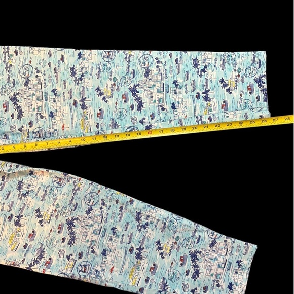 Talbots Mid Rise the weekend chino pants Ankle toile beach‎ resort blue … - Picture 10 of 11